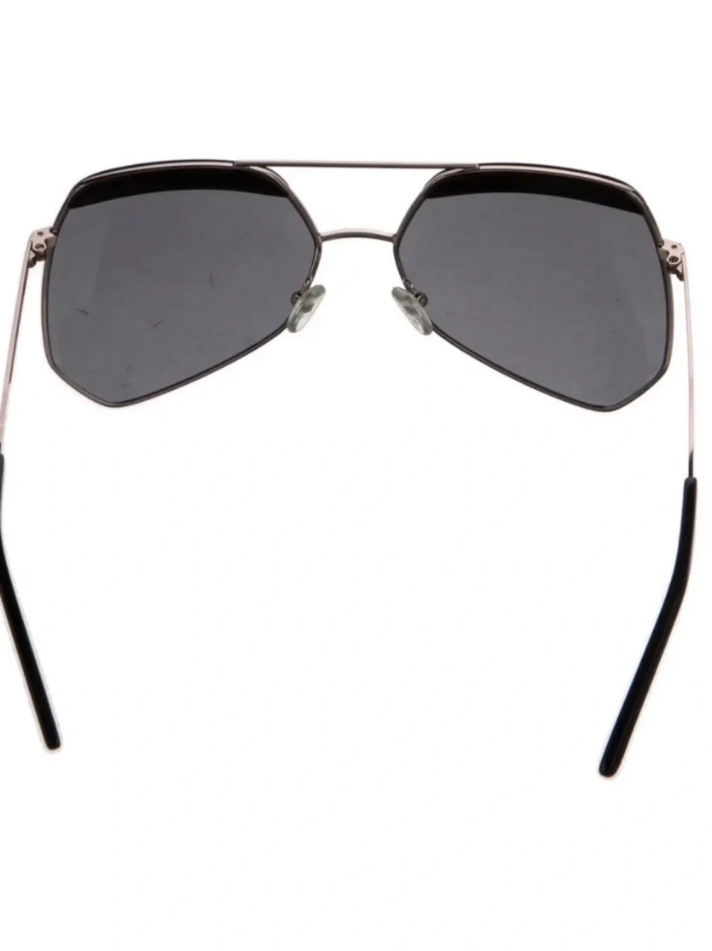 Men's Aviator Sunglasses in Black and Gold